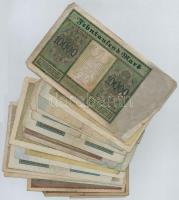 Német Birodalom / Weimar Köztársaság 20db-os bankjegy tétel T:III,III-