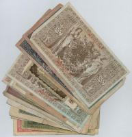 Német Birodalom / Weimar Köztársaság 19db-os bankjegy tétel + Lengyelország 1948. 100Zl T:III,III-