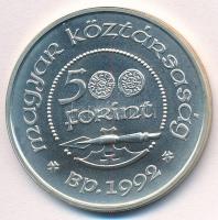 1992. 500Ft Ag "Szent László" T:BU
Adamo EM125