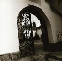1982 Kecskeméti városképek, a szélmalommal, Menesdorfer Lajos (1941-2005) budapesti fotóművész hagya...