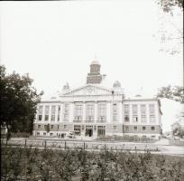 1982 Kecskeméti városképek, a szélmalommal, Menesdorfer Lajos (1941-2005) budapesti fotóművész hagya...