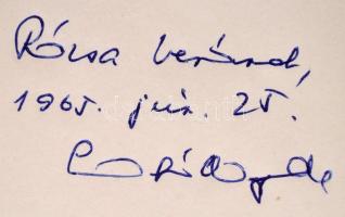 Szabó Magda: A danaida. Bp.,1964, Szépirodalmi Könyvkiadó. Kiadói egészvászon-kötés, kiadói papír vé...