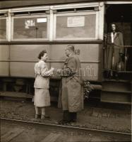 cca 1958 Budapest, Moszkva tér, Kotnyek Antal (1921-1990) budapesti fotóriporter hagyatékából 6 db v...