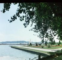 1955 Balatonfüred, Kotnyek Antal (1921-1990) budapesti fotóriporter hagyatékából 6 db vintage negatí...