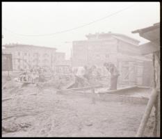 cca 1954 Sztálinváros építése, Kotnyek Antal (1921-1990) budapesti fotóriporter hagyatékából 58 db v...