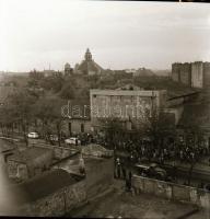1966 Budapest, X. kerület, kőbányai városképek, épületfotók, életképek, 21 db vintage negatív Kevehá...