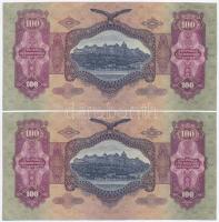1930. 100P (2x) sorszámkövetők T:I