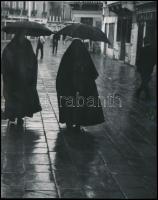 cca 1950 Szilárd Gyula (?-?) budapesti fotóművész hagyatékából 3 db jelzés nélküli, vintage fotóművé...