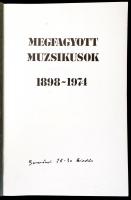 Megfagyott Muzsikusok. Szerk.: Gerle János. Bp.,1987, Bercsényi 28-30. Kiadói papírkötés