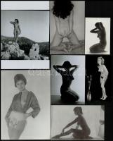 Valós álmok - cca 1970 és 1986 között készült, szolidan erotikus felvételek, 12 db vintage fotó és/vagy mai nagyítás + 7 db vintage negatív, 6x6 cm és 23x16 cm között