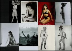 Van is, nincs is - cca 1972 és 1989 között készült, szolidan erotikus felvételek, 12 db vintage fotó és/vagy mai nagyítás + 8 db vintage negatív, 24x36 mm és 25x18 cm között