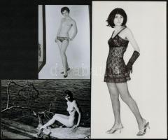 Prezentáció - cca 1976 és 1984 között készült, szolidan erotikus felvételek, 11 db vintage fotó és/v...