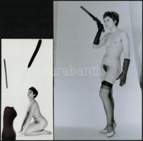 Csinosak és huncutok - cca 1970 és 1989 között készült, szolidan erotikus felvételek, 11 db vintage ...