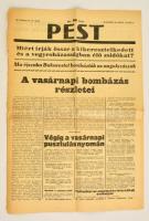 1944 Pest. VI. évf., 147. szám, 1944. július 3., szakadozott állapotban