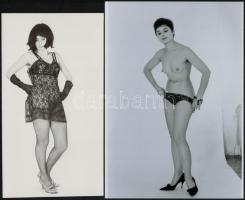 Női szerepek - cca 1973 és 1986 között készült, szolidan erotikus felvételek, 9 db vintage és/vagy m...