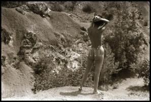 A természet lágy ölén - cca 1975-ben készült, szolidan erotikus felvételek, 29 db vintage negatív, 2...