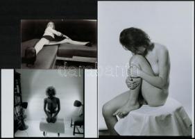 Csili-vili, csiki-csuki - cca 1969 és 1989 között készült, szolidan erotikus felvételek, 9 db vintag...