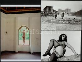 cca 1968 és 1988 között készült, szolidan erotikus felvételek, 10 db vintage és/vagy mai nagyítás + ...