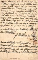 Felsőelefánt, Horné Lefantovce, Oberelefant; Báró Edelsheim-Gyulay Lipót kastélya. A levelet Horthy ...