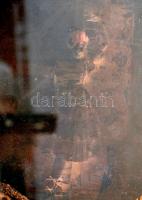 1931 feliratú tároló dobozban 16 db vintage üveglemez negatív, az egri Foto-GRÁF műteremből - ebből ...