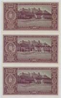 1945. 100P (5x) sorszámkövetők T:II