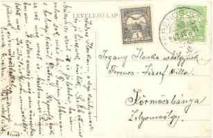 1913 Mád, Ott vagyok, ahol a Mádi zsidó. Judaica. W.L. Bp. 1500. Morgenstein Lövy H. kiadása