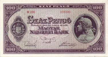 1945. 100P(2x) egymásutáni sorszámokkal T:I