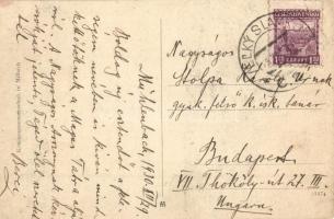 1930 Malompatak, Mühlenbach, Mlynica, Milbachy; Római katolikus templom, iskola (?) / Roman Catholic...