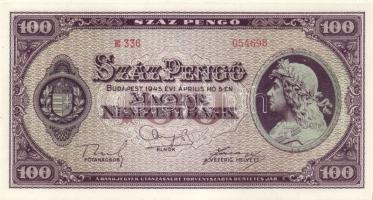 1945. 100P(2x) egymásutáni sorszámokkal T:I