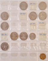 226db-os vegyes külföldi fémpénz gyűjtemény albumba rendezve, benne Tanzánia, Thaiföld, Tibet, Tonga...