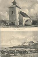 1938 Alsóerdőfalva, Újleszna, Neu Walddorf, Nová Lesná; Római katolikus templom / Roman Catholic church (EK)