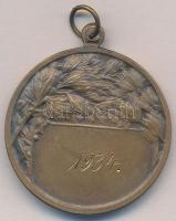 1934. "Ujpesti Torna Egyesület 1885" Br emlékérem füllel, "LUDVIG" jelzéssel (36...