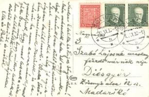 Tótsóvár, Sóvár, Solivar, Salzburg;  M. kir. sófőző és sóraktár, templom / salt mine, church (fa)