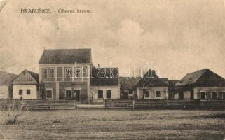 1925 Káposztafalva, Kabsdorf, Hrabusice; Városi vendéglő / Obecna krcma, Hostinec / restaurant (EK)