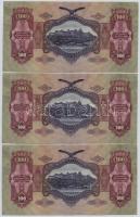 1930. 100P (5x) sorszámkövetők T:I-