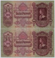 1930. 100P (5x) sorszámkövetők T:I-