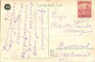 Trencsénteplic-fürdő, Bad Trencianske Teplice; Kossuth Lajos utca, vendéglő / street view, restauran...