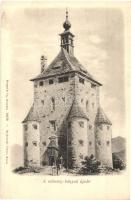 Selmecbánya, Schemnitz, Banska Stiavnica; Leányvár (Újvár). Myskovszki Viktor kiadása / Novy Zámok / Schloss / castle