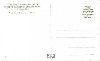 1941 Lavochne, Lavoczne; az 1848-49-es szabadságharci zászlók ünnepélyes hazahozatala Oroszországból...