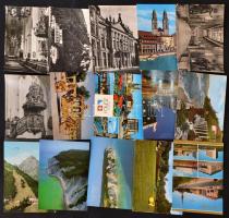 Kb. 1000 db MODERN külföldi városképes lap / cca 1000 pcs modern European town-view postcards