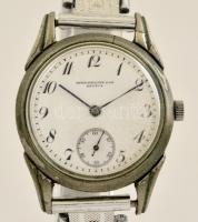 Patek Philip karóra fém szíjjal, másodpercmutatóval, sorszámozott (110440), jelzett szerkezet, nem m...