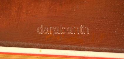 Balogh István Péter (1950-): Naplemente. Olaj, farost, jelzett, keretben, 34×60 cm