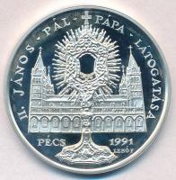 Bognár György (1944-) / Lebó Ferenc (1960-) 1991. "II. János Pál pápa látogatása - Pécs" j...