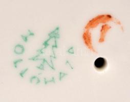 Hollóházi porcelán mókus, kézzel festett, hibátlan, jelzett, m: 13,5 cm