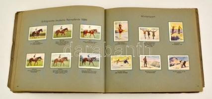 Die Welt in Bildern. Berlin, Cigarettenfabrik Josetti G.m.b.h., 24 p. 144 db cigarettakártyával. Kia...