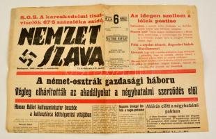 1938 A Nemzet Szava c. hungarista újság 115. száma