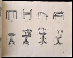 cca 1920 Debreceni hajlított bútorgyár képes reklám kiadvány Kartonált borítóval. Folio. 56 p. 24x31...
