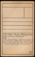 cca 1920-1930 Magyar Népviselet. Rajzolta Horváth Jenő. Orbis Pictus Hungaricus. Szerk.: Czakó Elemé...