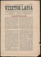 1924 A Vezető Lapja c. cserkész újság I. évfolyamának 5. száma, benne az új tisztipróba szabályaival