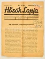 1938 A Hősök Lapja I. évfolyam 2. szám.